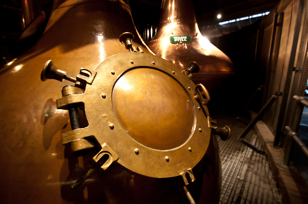 La destilería de Whiskey Old Jameson en Dublín