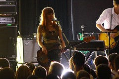 Jenny Lewis and fans - photo by Chad Riley