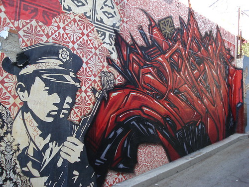 Obey Giant Saber MSK AWR SeventhLetter LosAngeles Graffiti Art
