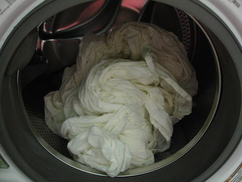 Twisted Sheets in Washer