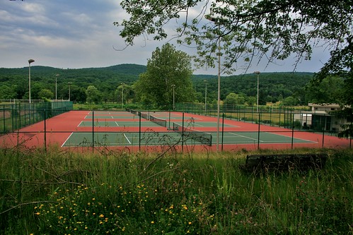 Tennis courts look good enough to play on