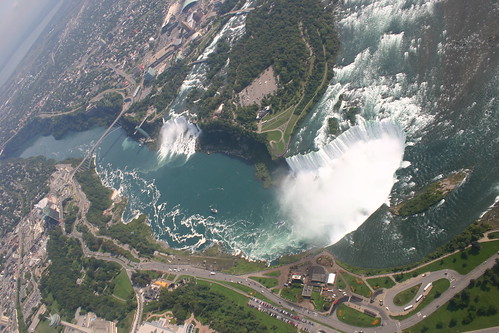 Aerial View of the Niagara Falls