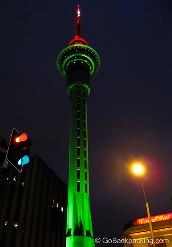 After: Sky Tower in Auckland, New Zealand