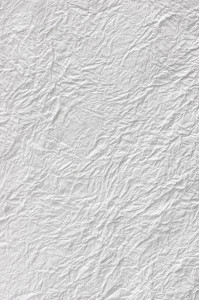 White Wrinkly Paper Background