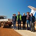 RFDS pilot Otto Peeters, Dr Elaine Powell, Denise Perkins and local Hungerford residents