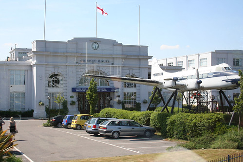 Approach to the main terminal building