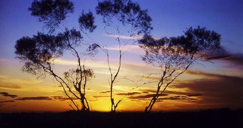 Sunset Outback Australia