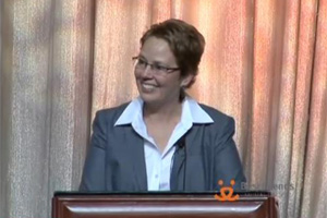 Julie Castle at the No More Homeless Pets Conference, 2010, closing speech
