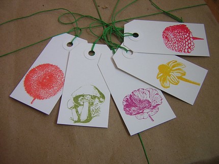 gift tags by Sarah Parrott, on Flickr