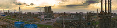 Oil refinery panorama