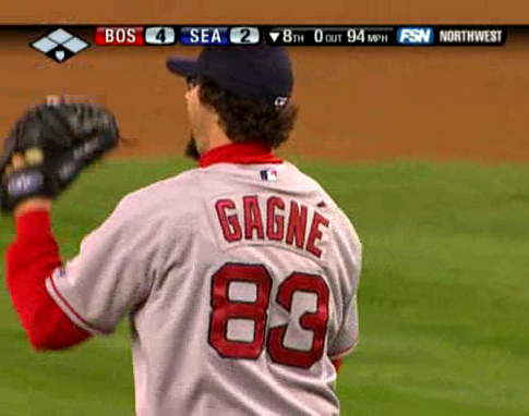 Eric Gagne Los Angeles Dodgers 2003 Away Baseball Throwback 