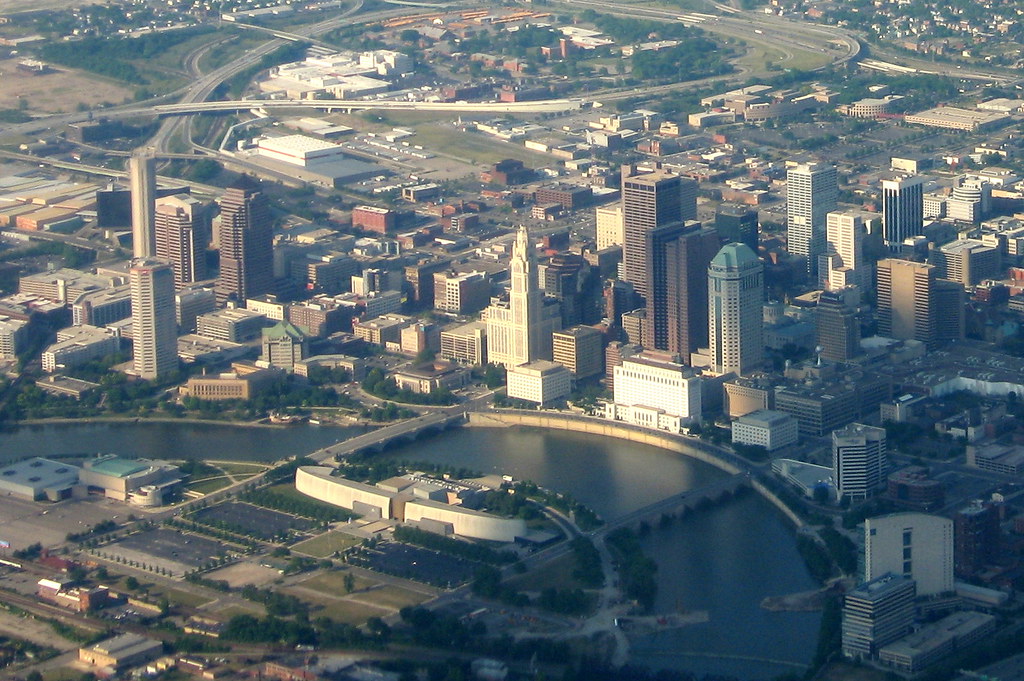 ...Largest in the U.S. ), with the city centre of Columbus looming in the d...