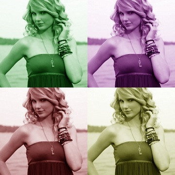 4-Color Taylor Swift