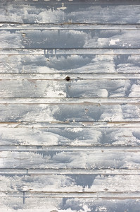 Grey and White Peeling Slats Wooden Grunge Background