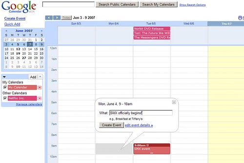 Google Calendar: Netflix Calendar Integrated Into Personal Calendar