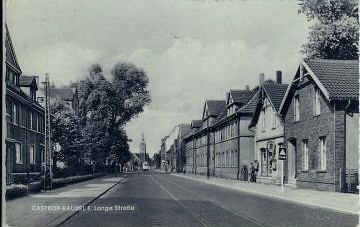 Castrop - Rauxel  Lange Str. um 1930 in Habinghorst