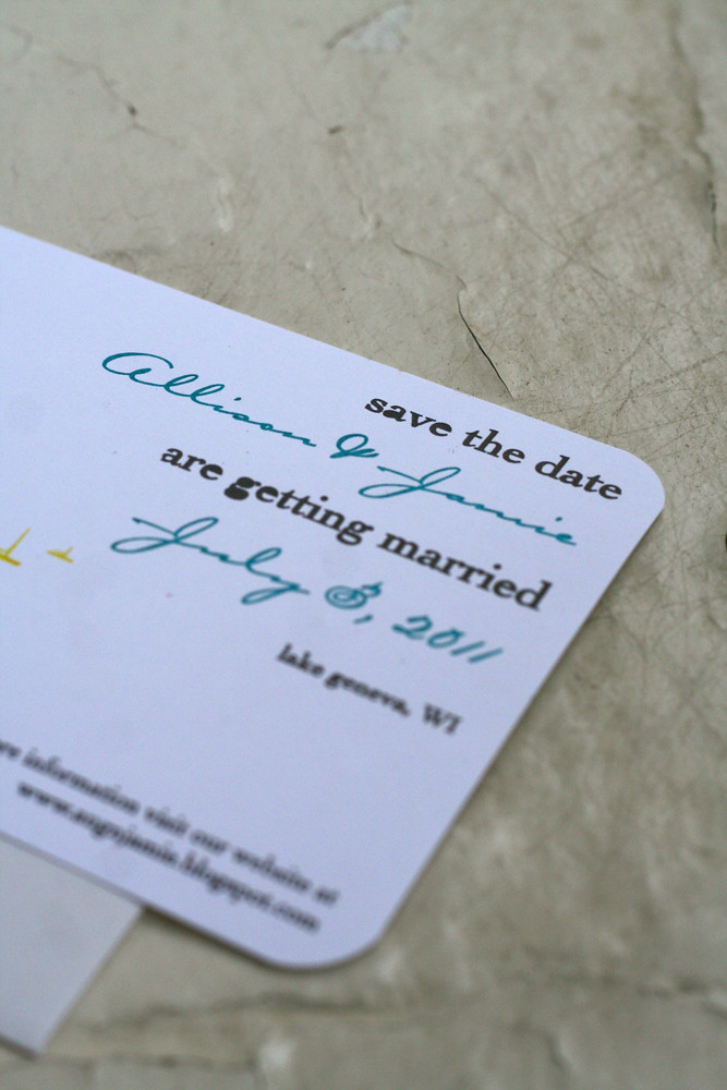 Save the Date Close-Up