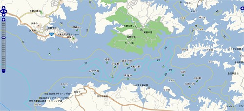 海図 海底地形図 で見る釣りポイント 三重県 志摩半島 浜島 A Photo On Flickriver