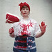 'Employee of the Month- Ms Badcock', by Liam White for MEAT THE BADCOCKS exhibition project, 2010