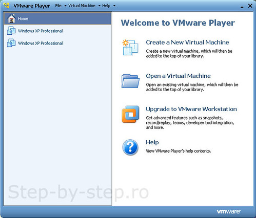 Ghid de instalare pentru Vmware Player