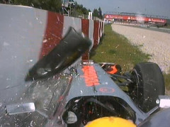 Lewis' tire in spanish grand prix 2010