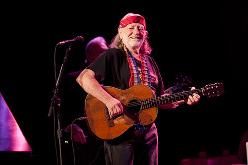 Willie Nelson at the Rialto Square Theater on November 1, 2010 in Joliet, Illinois.