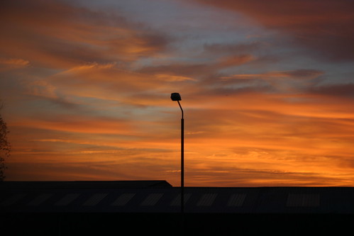 Sunset with a Lamp Post