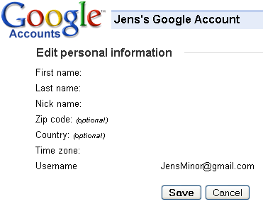 Google Accounts