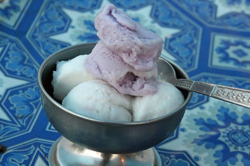 Taro and Coconut Ice Cream by kleinmatt66, on Flickr