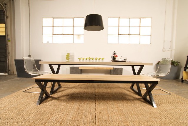 dining room tables with benches