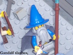 Lord of the Rings Custom Lego Moria, Balin's Tomb Sequence Shot