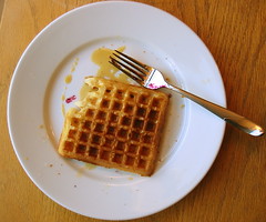 Still life with waffle