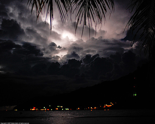 Lightning in Perhentian Island, Terengganu, Malaysia