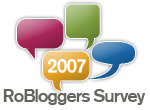 RoBloggers Survey 2007