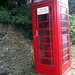 Old Telephone Box at Swinbrook Village