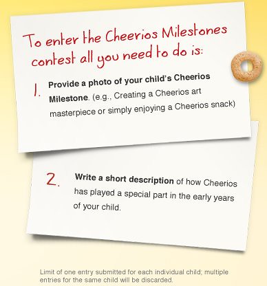 Cheeries Milestones Contest