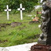 Sculpture "Oviri" sur la tombe de Gauguin