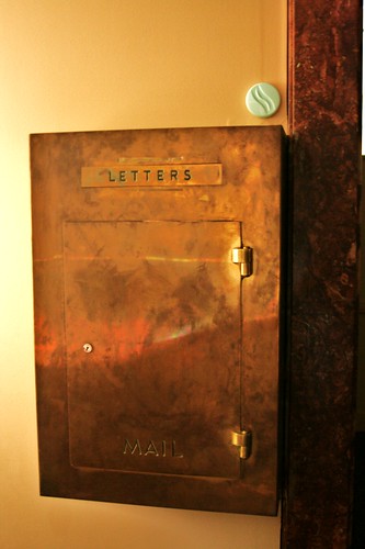 Stinky letter box in the lobby