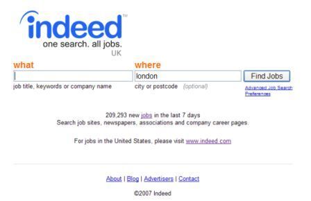 Indeed launches job search engine in UK | Econsultancy
