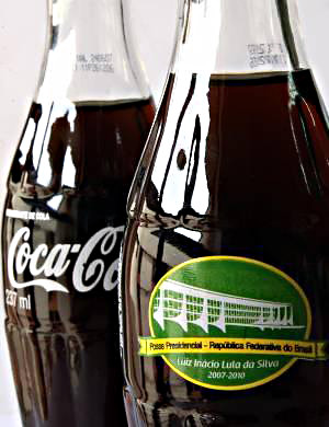 Coke 237 ml  President Lula Inauguration 2007 Brasilia Only