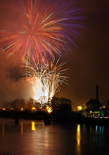 Fireworks over the River Tay