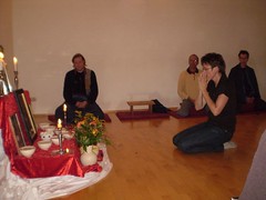 Pedi's Mitra ceremony in Buddhistisches Tor Berlin on 4th September 2007