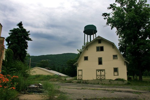 Dutch style barn and the water tower