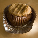 peanut butter and chocolate cupcake
