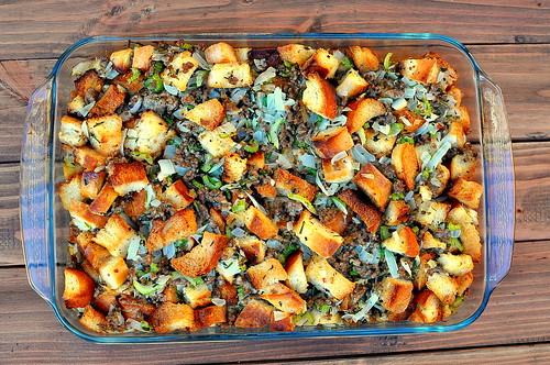 Sausage, Sage, and Thyme Bread Stuffing