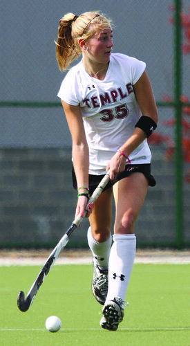 Temple's #35 Sophomore Forward/Defender Kate Briglia