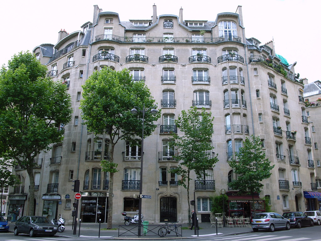 Apartments, Rue La Fontaine by stevecadman, on Flickr