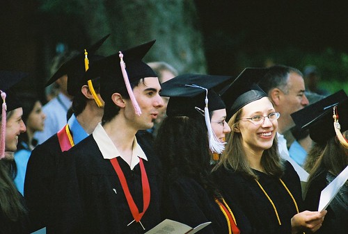 Graduates Share a moment