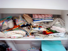 Fabric explosion in cupboards