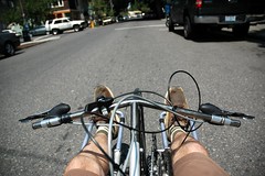 Handcycle ride wth Ian Jaquiss